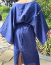 Lanena kimono haljina