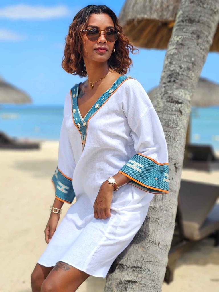 Azure Nomad kaftan haljina