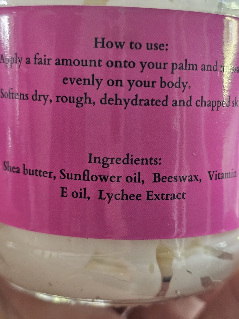 Litchi blossom shea puter