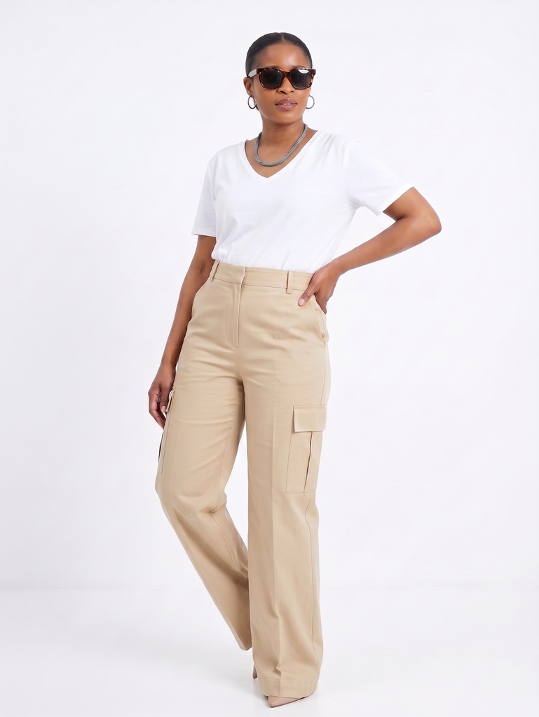 Pamucna bluza sa kratkim rukavom bela