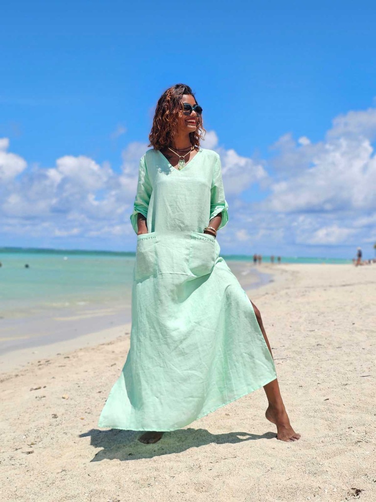 Kaftan mint od lana
