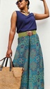 Svilene Palazzo pantalone Rajastani blue