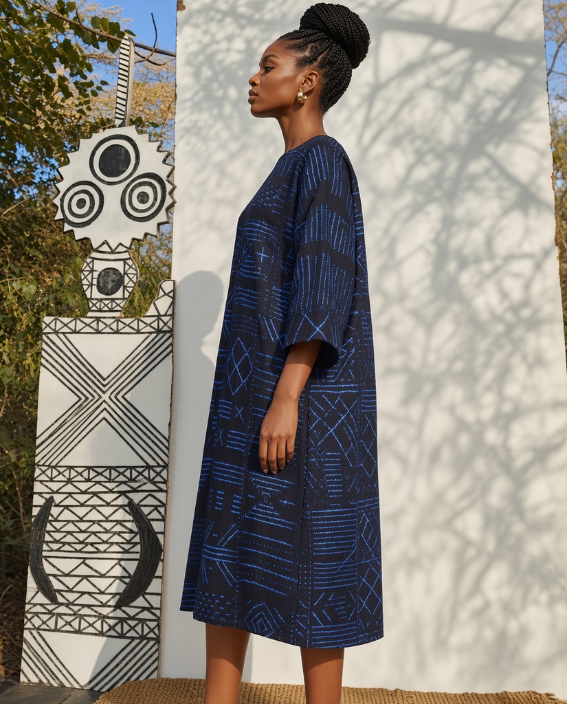 Salome haljina indigo