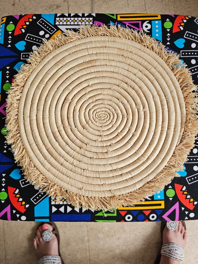 Podmetaci od rafije, ili ukras za zid 30 cm