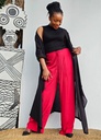 Pom pom red trousers