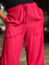 Pom pom red trousers