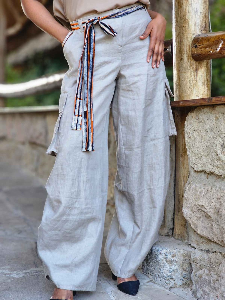 Kargo pantalone lan