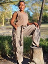 Kargo pantalone lan