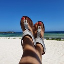 Sandale sa perlicama