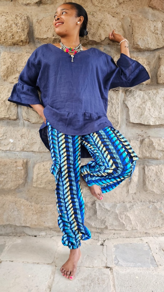 Kargo pantalone dezen print 101