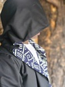 Jakna Kinyonga crno bela