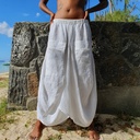 Lamu suknja bela