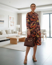 Haljina Kami brown orange