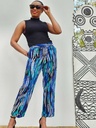 City pantalone blue stripes