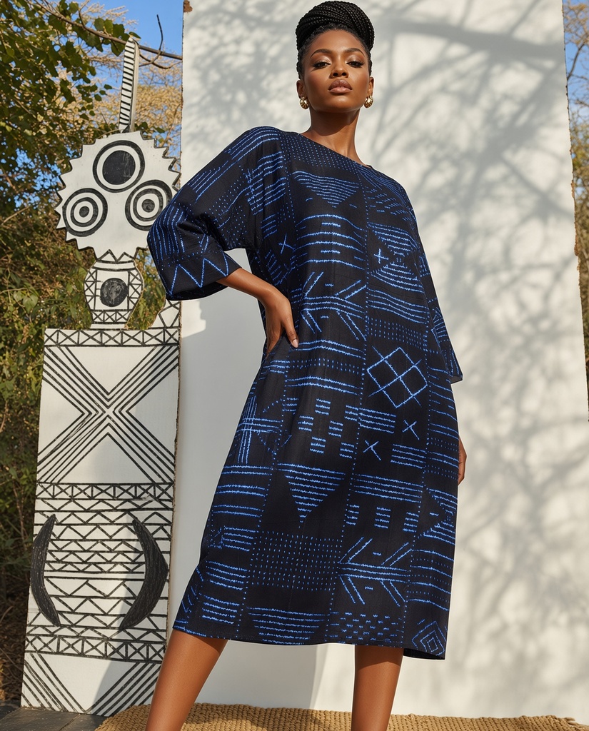 Salome haljina indigo (2XL)