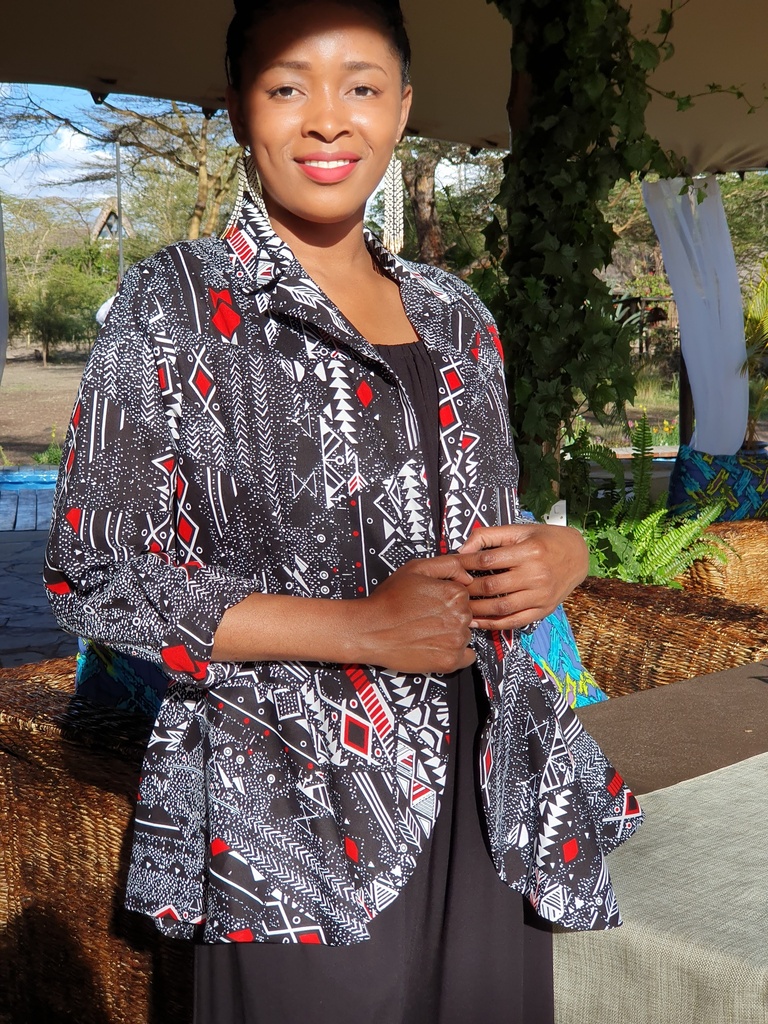 Sako Lela crveno crno belo (M/L)