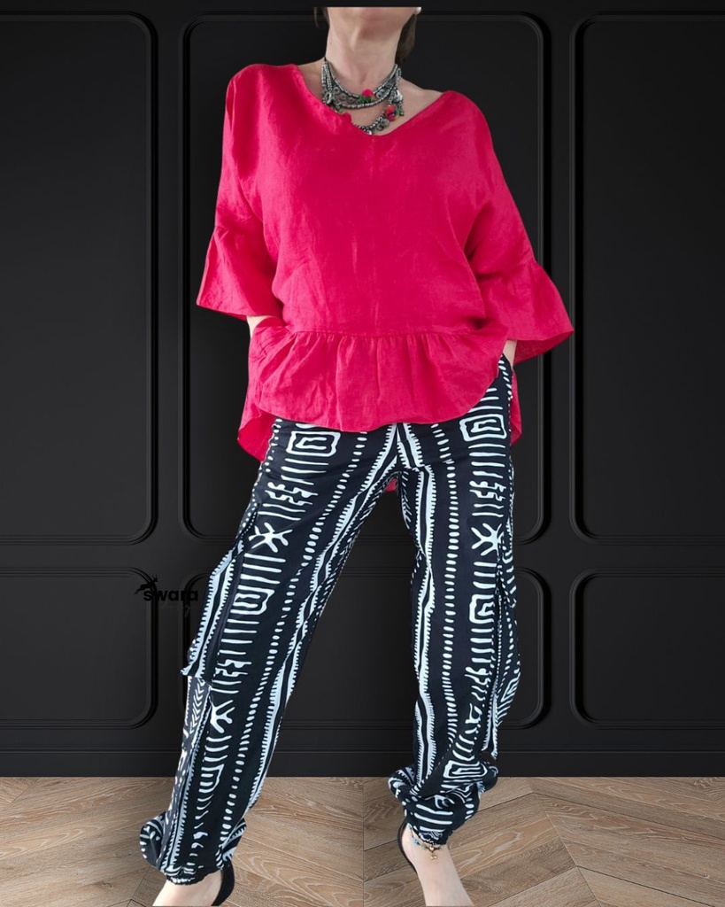 Kargo pantalone tribal bw (XS)