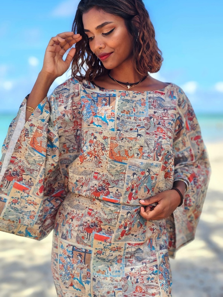 Shibui kimono haljina (XS/S, 135 cm)