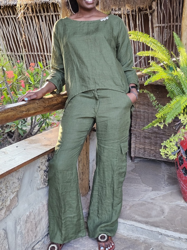 Kargo Perfetta lan jungle green (XS)