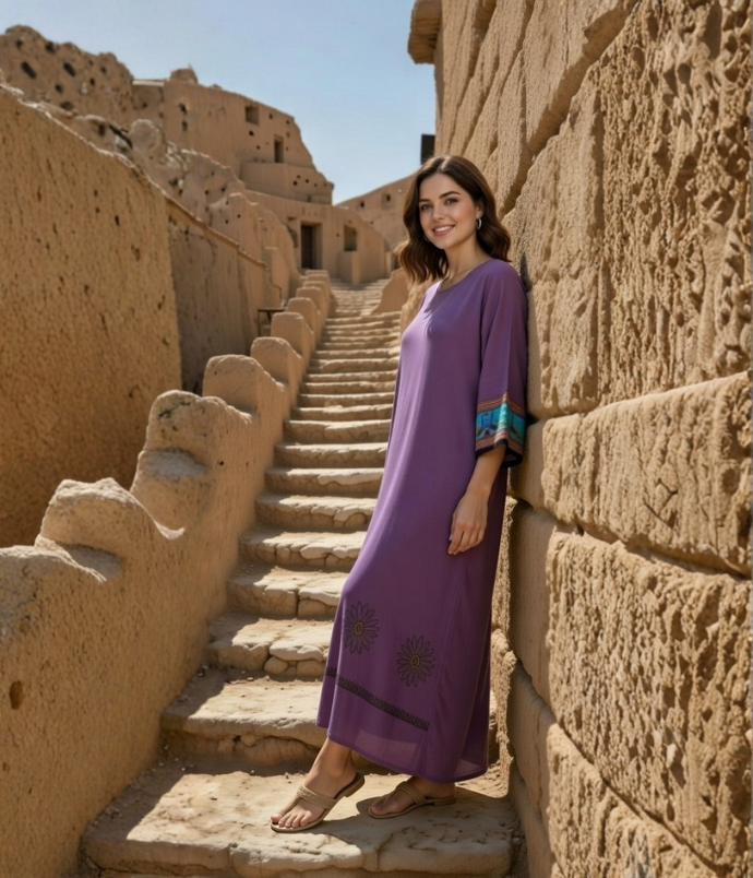 Hamam haljina viola