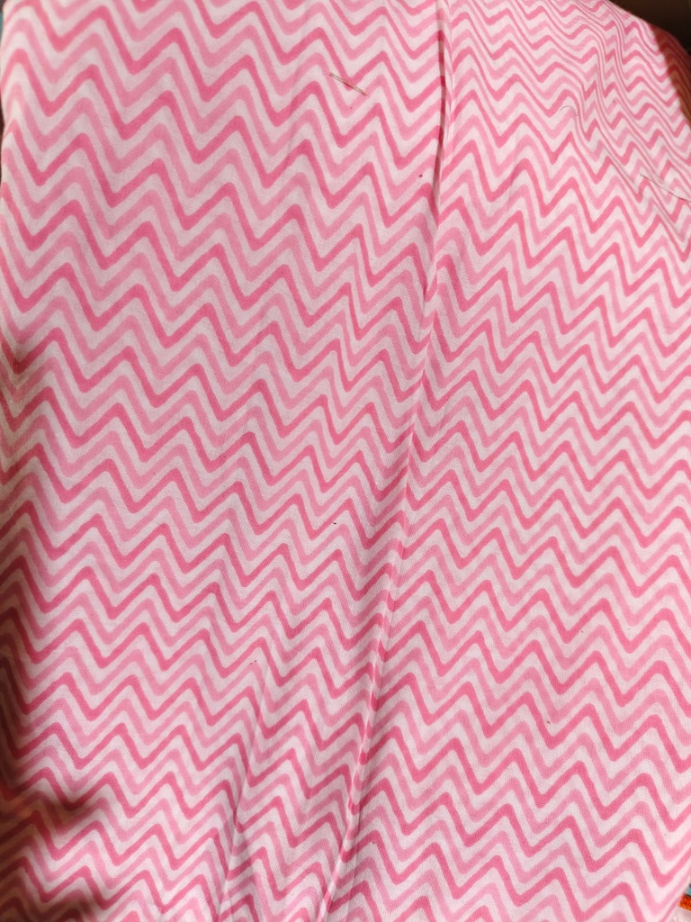 Indijski pamuk candy pink chevron