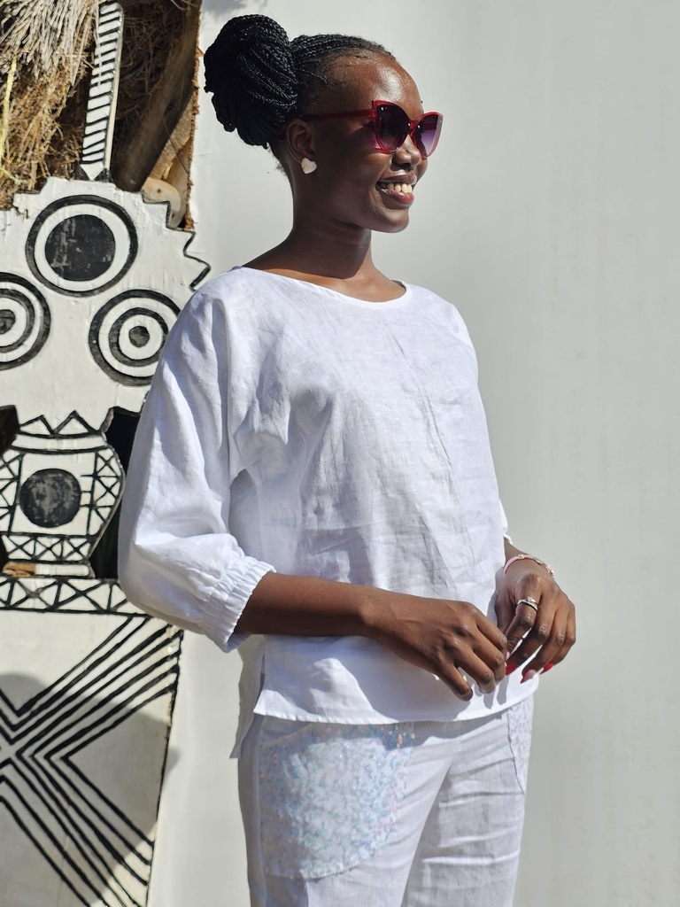Lanene Linea pantalone sa sljokicama
